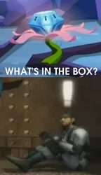 Size: 441x768 | Tagged: derpibooru import, exploitable meme, meme, metal gear, mystery box of plot importance, princess twilight sparkle (episode), pun, safe, season 4, solid snake, super smash bros., what's in the box?