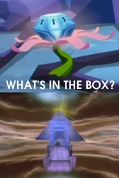 Size: 442x656 | Tagged: artist:death-driver-5000, derpibooru import, exploitable meme, ghostbusters, meme, mystery box of plot importance, princess twilight sparkle (episode), safe, what's in the box?, zuul