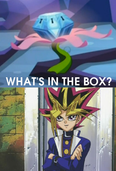 Size: 442x655 | Tagged: derpibooru import, exploitable meme, hilarious in hindsight, meme, mystery box of plot importance, princess twilight sparkle (episode), safe, season 4, what's in the box?, yami yugi, yu-gi-oh!