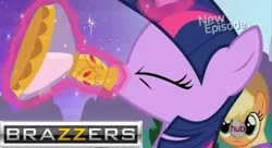 Size: 640x348 | Tagged: suggestive, derpibooru import, edit, edited screencap, screencap, twilight sparkle, twilight sparkle (alicorn), alicorn, pony, princess twilight sparkle (episode), season 4, brazzers, exploitable meme, flashback potion, meme, not milk