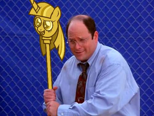 Size: 500x375 | Tagged: costanza face, costanza.jpg, derpibooru import, edit, exploitable meme, george costanza, human, irl, irl human, ishygddt, meme, memeception, photo, princess twilight sparkle (episode), safe, scepter, season 4, seinfeld, twilight scepter, twilight sparkle