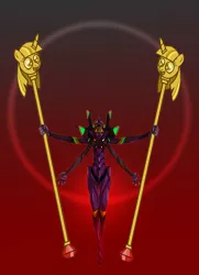 Size: 500x691 | Tagged: derpibooru import, meme, neon genesis evangelion, princess twilight sparkle (episode), rebuild of evangelion, safe, scepter, twilight scepter