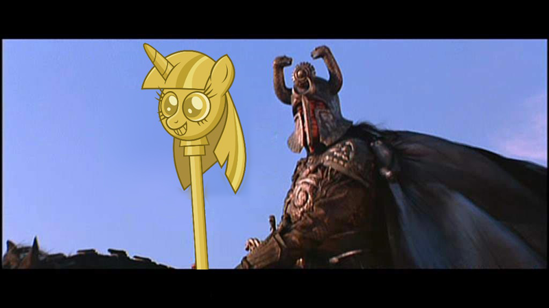 Size: 1024x576 | Tagged: conan the barbarian, derpibooru import, exploitable meme, meme, princess twilight sparkle (episode), safe, scepter, twilight scepter, twilight scepter meme