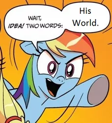 Size: 334x366 | Tagged: derpibooru import, exploitable meme, meme, obligatory pony, rainbow dash, safe, sonic the hedgehog (series), two words meme