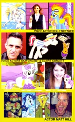 Size: 495x800 | Tagged: con, derpibooru import, safe, soarin', spitfire, sweetie belle, voice actor, wonderbolts