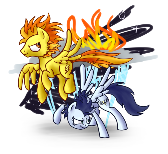 Size: 2389x2197 | Tagged: artist:wolframclaws, derpibooru import, firestorm, glide, rule 63, safe, simple background, soarin', spitfire, transparent background