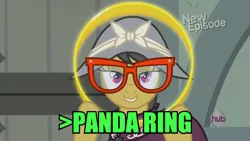 Size: 1280x720 | Tagged: a.k. yearling, daring do, daring don't, derpibooru import, greentext, jewelry, /mlp/, panda ring, ring, rings of scorchero, safe, season 4, solo, text