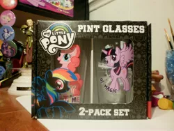 Size: 3648x2736 | Tagged: safe, derpibooru import, pinkie pie, rainbow dash, twilight sparkle, twilight sparkle (alicorn), alicorn, pony, female, gilgamesh, glasses, mare, merchandise