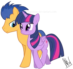 Size: 1978x1890 | Tagged: safe, artist:ingratate, derpibooru import, flash sentry, twilight sparkle, twilight sparkle (alicorn), alicorn, pony, female, flashlight, male, mare, shipping, straight