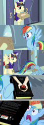 Size: 480x1350 | Tagged: animated, care package, comic, derpibooru import, rainbow dash, safe, special delivery, the horror, twilight (series)
