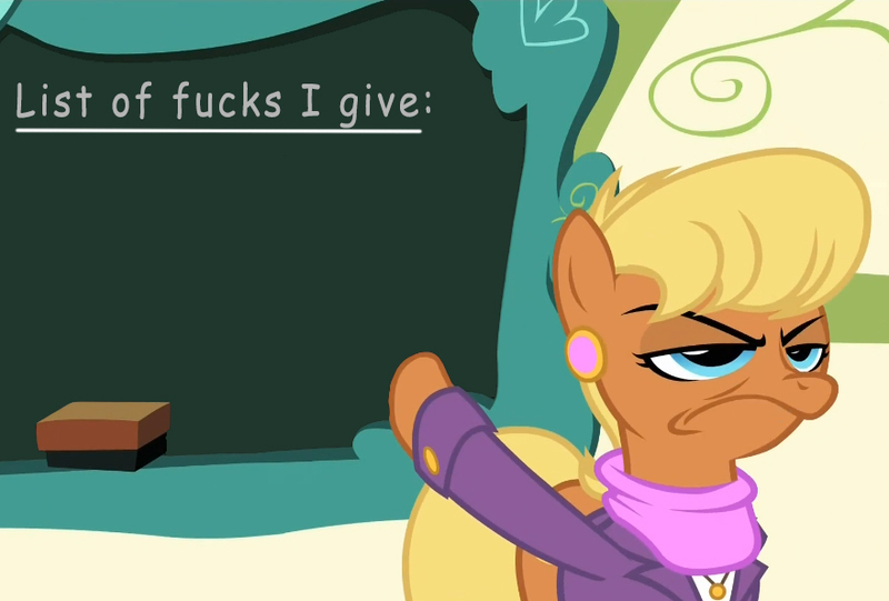 Size: 880x595 | Tagged: chalkboard, derpibooru import, edit, exploitable meme, flight to the finish, grumpy, meme, ms. harshwhinny, ms. harshwhinny's professional chalkboard, obligatory pony, safe, solo, vulgar