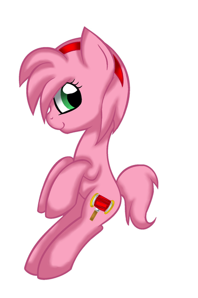 amy rose as a pony