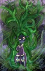 Size: 2468x3877 | Tagged: artist:ladymonotone, derpibooru import, mane-iac, power ponies (episode), safe, solo