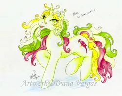 Size: 1425x1125 | Tagged: artist:blackangel-diana, derpibooru import, g1, mimic (g1), safe, solo, traditional art