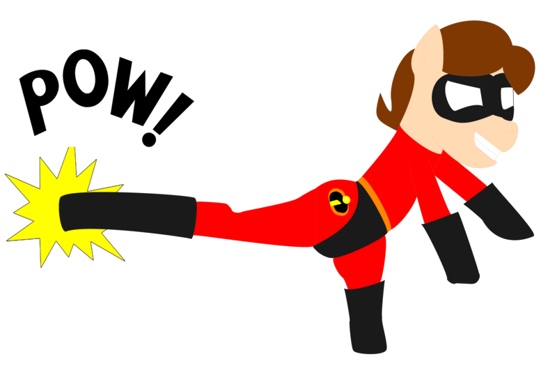 Size: 8577x5625 | Tagged: safe, artist:petite-dreamer, derpibooru import, ponified, pony, absurd resolution, elastigirl, mrs. incredible, pow!, solo, the incredibles