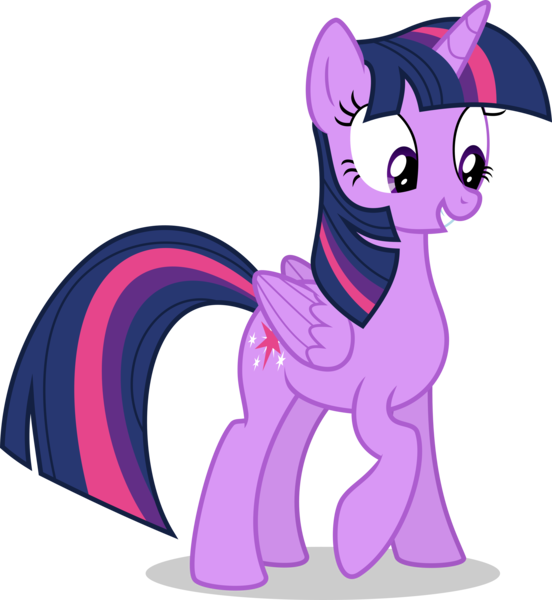 Size: 6000x6517 | Tagged: safe, artist:givralix, derpibooru import, twilight sparkle, twilight sparkle (alicorn), alicorn, pony, princess twilight sparkle (episode), absurd resolution, excited, female, mare, simple background, solo, transparent background, vector