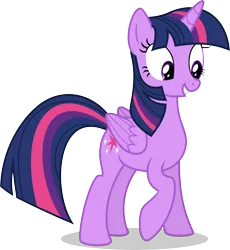 Size: 6000x6517 | Tagged: safe, artist:givralix, derpibooru import, twilight sparkle, twilight sparkle (alicorn), alicorn, pony, princess twilight sparkle (episode), absurd resolution, excited, female, mare, simple background, solo, transparent background, vector