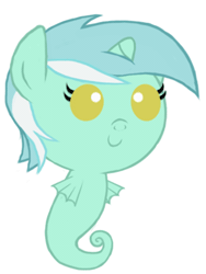 Size: 324x432 | Tagged: safe, artist:rlyoff, derpibooru import, lyra heartstrings, pony, sea pony, animated, baby, baby pony, baby seaponies (g4), baby seapony (g4), seaponified, seapony lyra, simple background, solo, species swap, white background