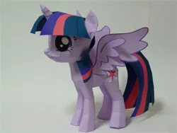 Size: 1080x810 | Tagged: safe, artist:robi, derpibooru import, twilight sparkle, twilight sparkle (alicorn), alicorn, pony, craft, female, mare, papercraft, pixiv, solo