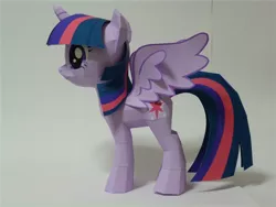 Size: 1080x810 | Tagged: safe, artist:robi, derpibooru import, twilight sparkle, twilight sparkle (alicorn), alicorn, pony, craft, female, mare, papercraft, pixiv, solo