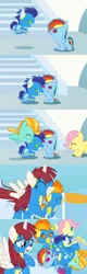 Size: 1280x4000 | Tagged: safe, artist:beavernator, derpibooru import, derpy hooves, fluttershy, lightning dust, rainbow dash, soarin', spitfire, oc, oc:fausticorn, ponified, alicorn, pony, all glory to the beaver grenadier, baby, baby dash, baby dust, baby pony, babyfire, babyshy, beavernator is trying to murder us, clothes, colt, comic, cute, daaaaaaaaaaaw, dashabetes, derpabetes, dustabetes, dustibetes, female, filly, foal, hnnng, lauren faust, male, shyabetes, soarin' gets all the mares, soarinbetes, uniform, weapons-grade cute, wonderbolts, wonderbolts uniform, younger