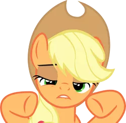 Size: 6000x5872 | Tagged: absurd resolution, ancient aliens, applejack, artist needed, bats!, derpibooru import, giorgio a. tsoukalos, safe, simple background, solo, source needed, transparent background, vector