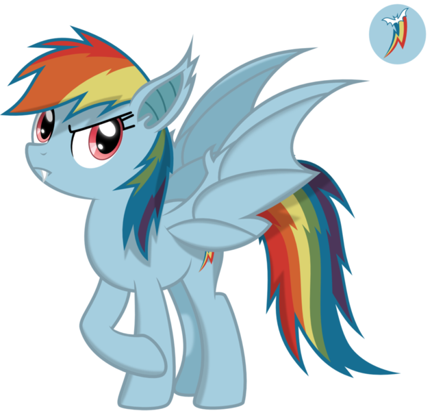 Size: 1024x974 | Tagged: safe, artist:bubblestormx, derpibooru import, rainbow dash, bat pony, pony, bats!, bat ponified, race swap, rainbowbat, simple background, solo, transparent background, vector