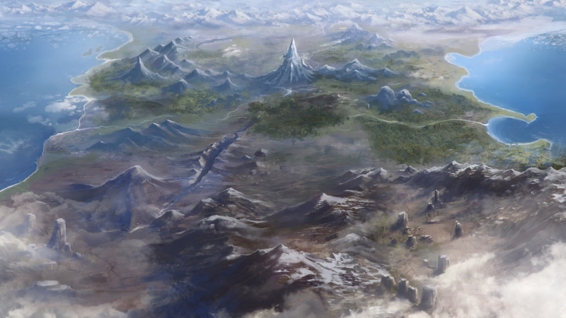 Size: 4800x2700 | Tagged: artist:cmaggot, beautiful, bird's eye view, derpibooru import, equestria, map, map of equestria, no pony, realistic, safe, scenery, scenery porn, topographical, wallpaper