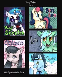 Size: 807x1000 | Tagged: artist:helicityponi, bon bon, derpibooru import, lyra heartstrings, octavia melody, safe, soarin', sweetie drops, vinyl scratch