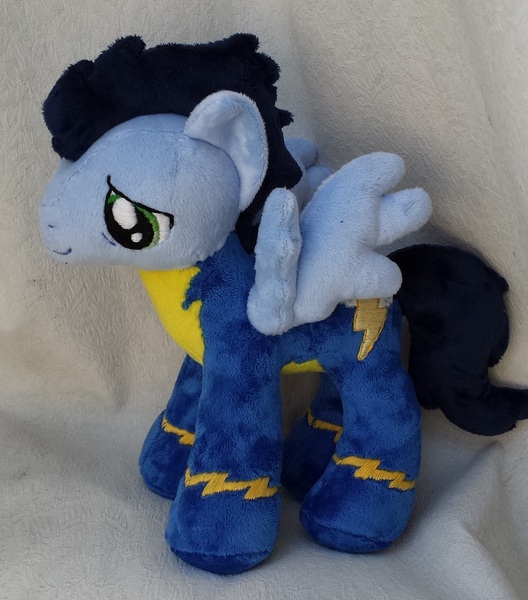 Size: 880x1000 | Tagged: artist:caashley, custom, derpibooru import, irl, photo, plushie, safe, soarin', toy