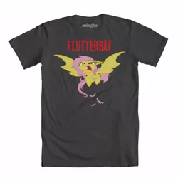 Size: 1000x1000 | Tagged: safe, derpibooru import, official, fluttershy, bat pony, pony, bats!, bat ponified, clothes, flutterbat, race swap, shirt, solo, t-shirt, welovefine