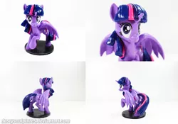 Size: 2000x1400 | Tagged: safe, artist:dustysculptures, derpibooru import, twilight sparkle, twilight sparkle (alicorn), alicorn, pony, craft, female, mare, sculpture, solo