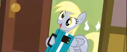 Size: 1280x521 | Tagged: safe, derpibooru import, edit, derpy hooves, pegasus, pony, rainbow falls, derpy's flag, exploitable meme, female, intel, mare, meme, solo, team fortress 2