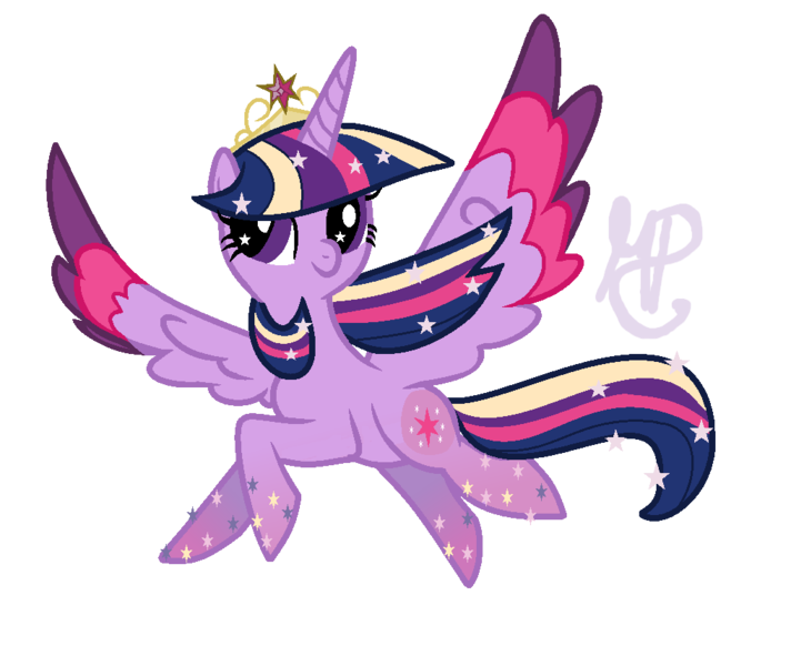 Size: 1016x856 | Tagged: safe, artist:maryponyartist, derpibooru import, twilight sparkle, twilight sparkle (alicorn), alicorn, pony, female, mare, rainbow power, solo