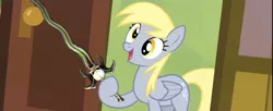 Size: 1280x521 | Tagged: safe, derpibooru import, derpy hooves, pegasus, pony, rainbow falls, derpy's flag, female, legacy of kain, mare, meme, solo, soul reaver, sword, weapon