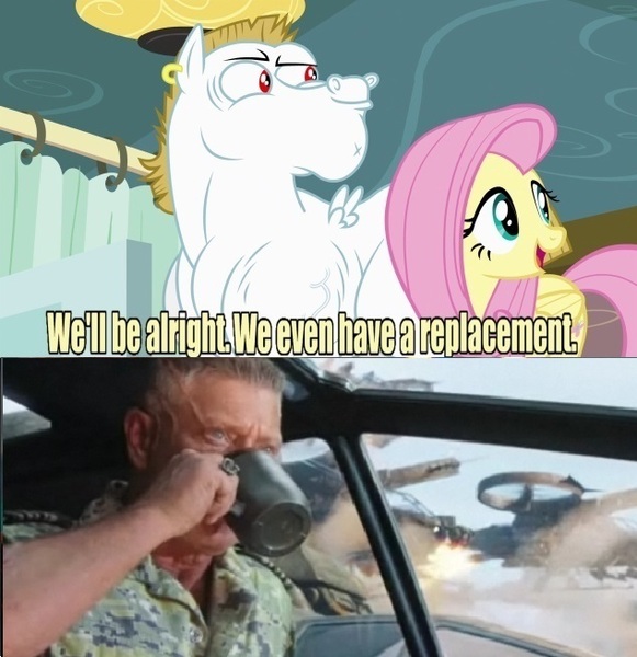 Size: 634x655 | Tagged: avatar, bulk biceps, coffee, colonel miles quaritch, derpibooru import, exploitable meme, fluttershy, james cameron's avatar, meme, rainbow falls, replacement meme, safe