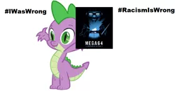 Size: 816x425 | Tagged: blu-ray, derpibooru import, mega64, racism, #racismiswrong, safe, spike