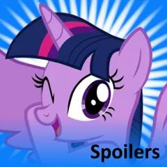 Size: 250x250 | Tagged: safe, derpibooru import, twilight sparkle, twilight sparkle (alicorn), alicorn, pony, twibooru, three's a crowd, spoiler:s05, female, mare, meta, official spoiler image, one eye closed, solo, spoiler, spoiler alert, spoiler image, spoilered image joke, wink