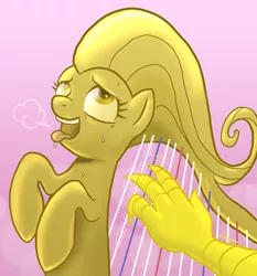 Size: 800x858 | Tagged: artist needed, source needed, suggestive, derpibooru import, discord, louise the singing harp, ponified, object pony, original species, pony, three's a crowd, ahegao, drool, fingering, harp, musical instrument, no exceptions, open mouth, panting, sex, smiling, sweat, tongue out, wat