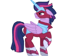 Size: 640x480 | Tagged: alicorn, artist:stagetechy1991, derpibooru import, dusk shine, masked matter-horn, power ponies, prince dusk, rule 63, safe, solo, twilight sparkle, twilight sparkle (alicorn)