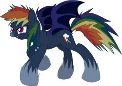 Size: 980x687 | Tagged: safe, artist:burnt-sprinkles, derpibooru import, edit, rainbow dash, hengstwolf, werewolf, crossover, fangs, image, png, solo, sonic the hedgehog, sonic the hedgehog (series), sonic the werehog, sonic unleashed, spread wings, werebow dash, wings