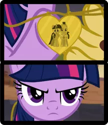 Size: 1039x1200 | Tagged: safe, derpibooru import, discord, flash sentry, twilight sparkle, twilight sparkle (alicorn), alicorn, pony, three's a crowd, comic, discord's pendant, exploitable meme, female, flashlight, jewelry, male, mare, meme, pendant, shipping, straight