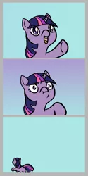 Size: 689x1382 | Tagged: artist needed, source needed, safe, derpibooru import, twilight sparkle, ponified, pony, can't argue with that, comic, meme, reaction image, solo