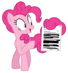 Size: 2000x2165 | Tagged: artist:bipole, artist:masem, derpibooru import, edit, gitmo, pinkie pie, pinkie's exciting flyer, prehensile tail, redacted, safe, simple background, solar empire, solo, tail hold, three's a crowd, transparent background, vector