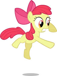 Size: 4063x5407 | Tagged: absurd resolution, apple bloom, artist:qwertycz, derpibooru import, hearts and hooves day (episode), safe, simple background, solo, transparent background, vector