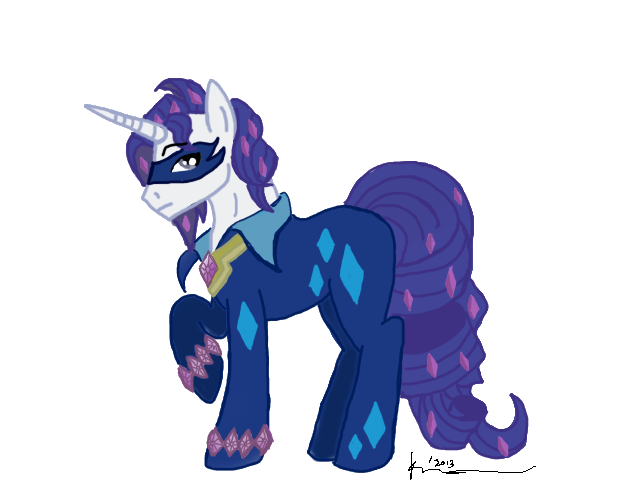 Size: 640x480 | Tagged: artist:stagetechy1991, derpibooru import, elusive, power ponies, power ponies (episode), radiance, rarity, rule 63, safe, solo