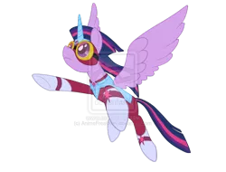 Size: 900x683 | Tagged: safe, artist:animefreak40k, derpibooru import, masked matter-horn, twilight sparkle, twilight sparkle (alicorn), alicorn, pony, power ponies (episode), female, goggles, mare, power ponies, simple background, solo, spandex, transparent background, vector