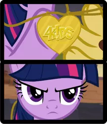 Size: 886x1024 | Tagged: 4kids, alicorn, derpibooru import, discord, discord's pendant, exploitable meme, jewelry, meme, pendant, safe, three's a crowd, twilight sparkle, twilight sparkle (alicorn)