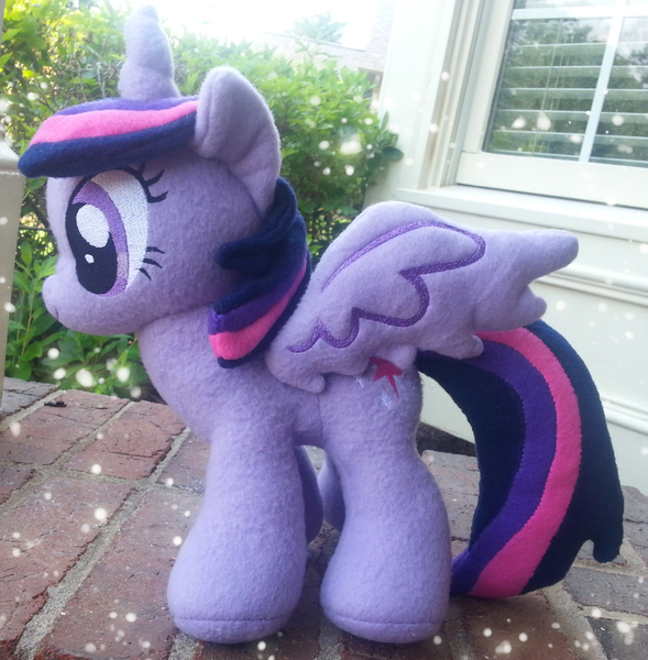 Size: 2220x2262 | Tagged: safe, artist:mintystitch, derpibooru import, twilight sparkle, twilight sparkle (alicorn), alicorn, pony, female, irl, mare, photo, plushie, solo