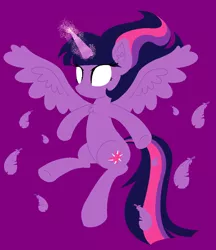 Size: 944x1092 | Tagged: safe, artist:annasabi101, derpibooru import, twilight sparkle, twilight sparkle (alicorn), alicorn, pony, female, glowing eyes, magic, magic surge, mare, solo